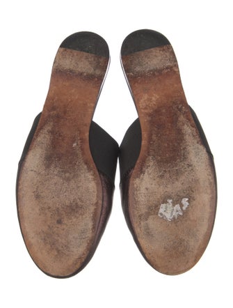 Givenchy Leather Printed Mules