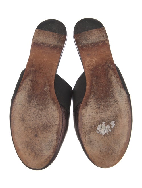 Givenchy Leather Printed Mules