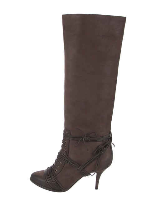 Givenchy Leather Lace-Up Boots