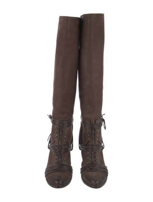 Givenchy Leather Lace-Up Boots