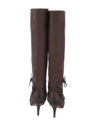 Givenchy Leather Lace-Up Boots