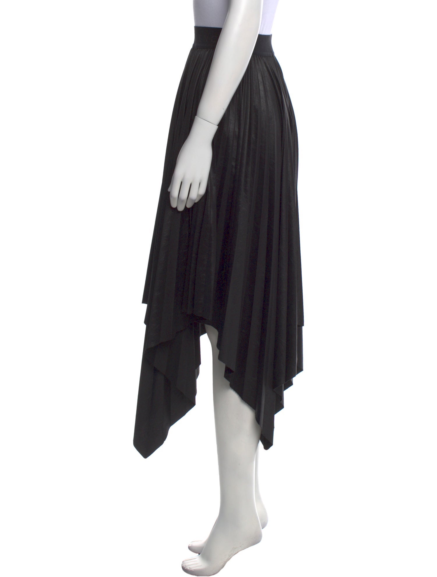 Givenchy Pleated Accents Midi Length Skirt