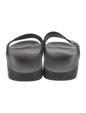 Givenchy Suede Studded Accents Slides