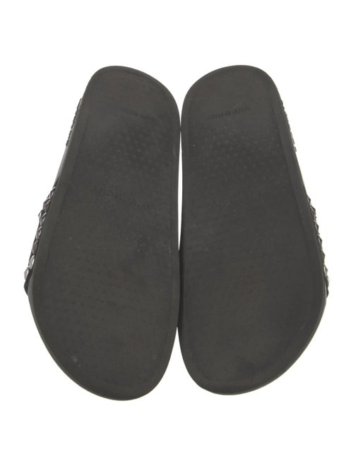 Givenchy Suede Studded Accents Slides
