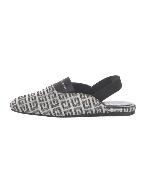 Givenchy Canvas Printed Slingback Flats