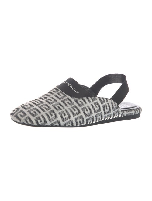 Givenchy Canvas Printed Slingback Flats