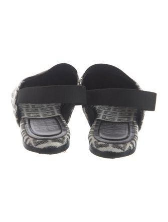 Givenchy Canvas Printed Slingback Flats