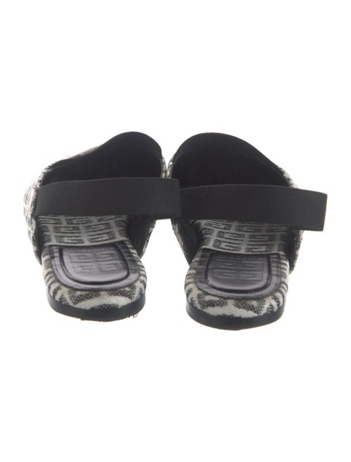 Givenchy Canvas Printed Slingback Flats
