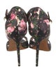 Givenchy Leather Floral Print Sandals