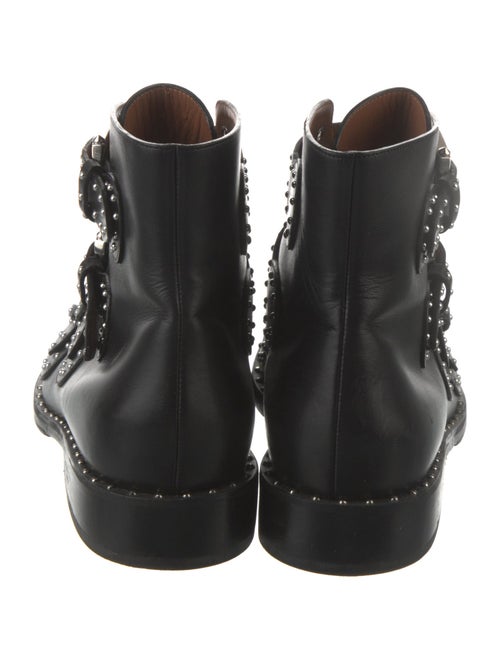 Givenchy Leather Studded Accents Combat Boots