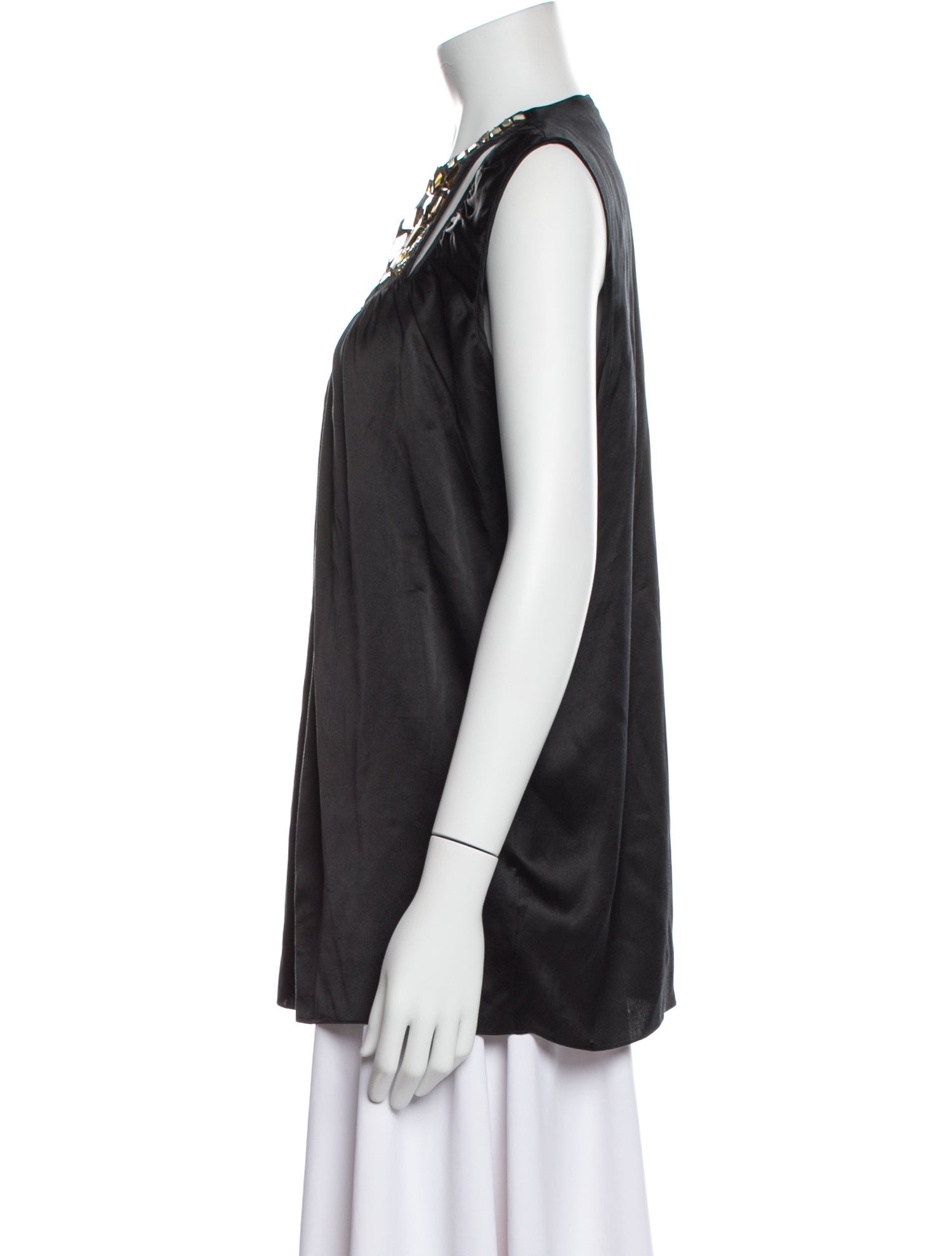 Givenchy Silk V-Neck Blouse