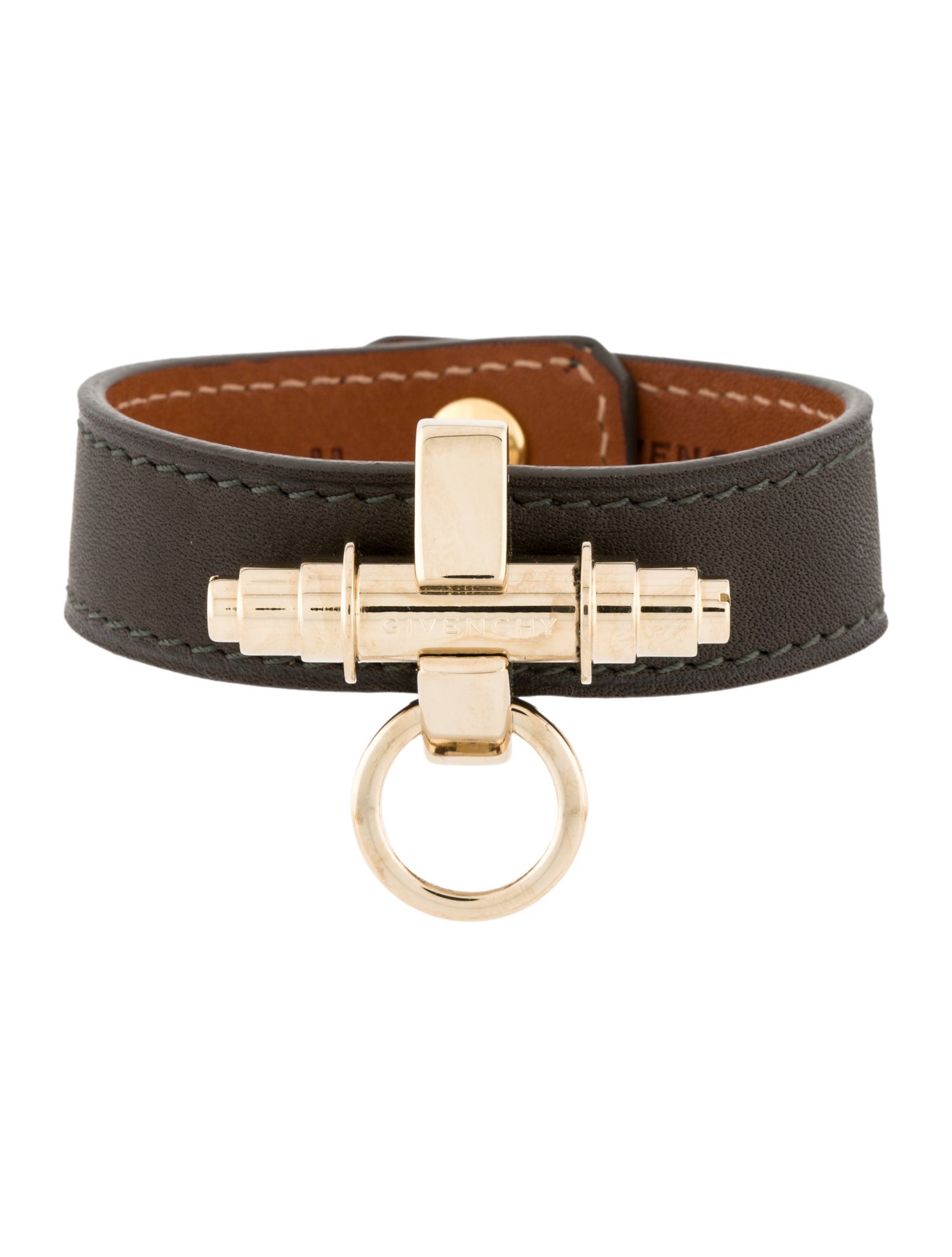 Givenchy Leather Obsedia Wrap Bracelet