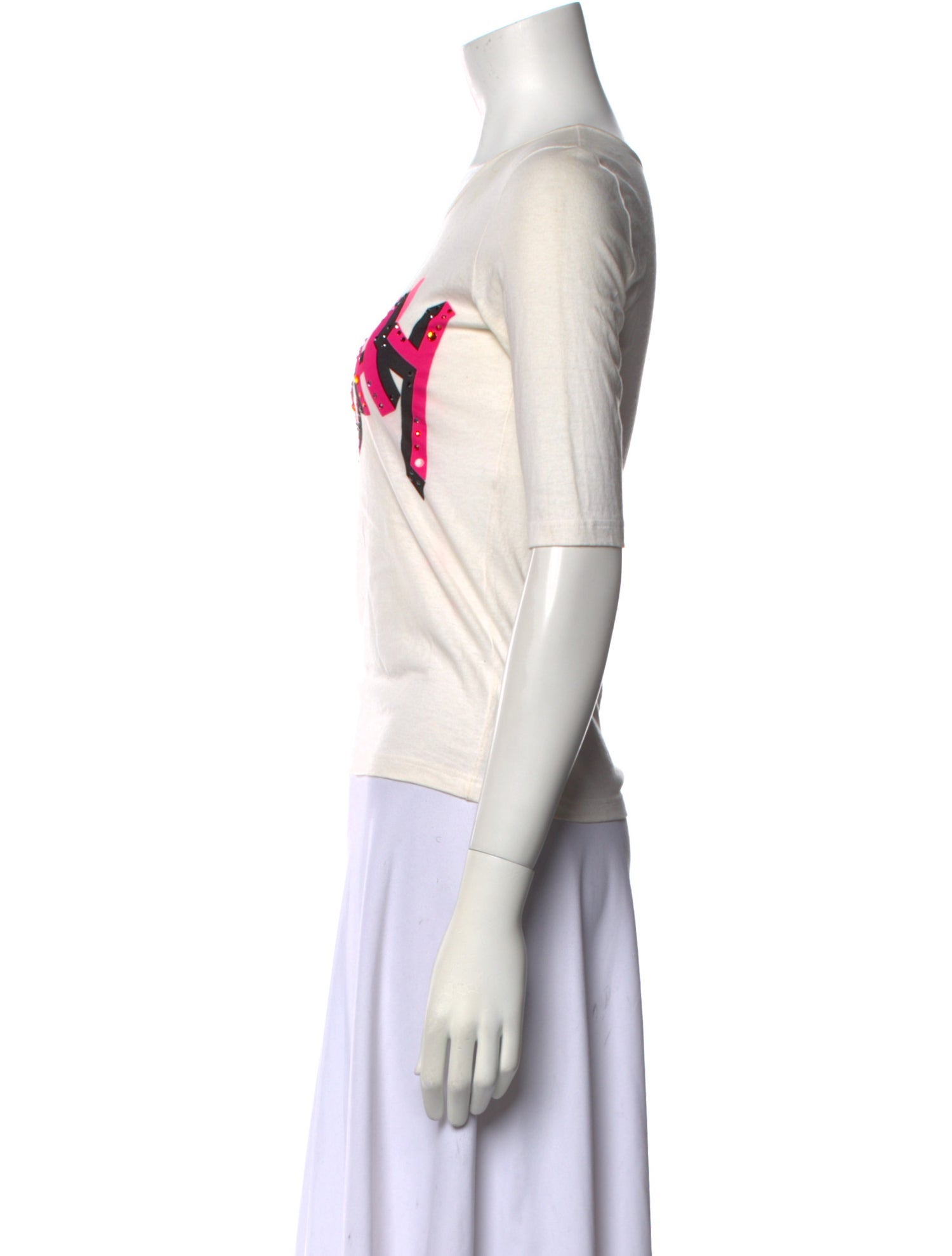 Givenchy Graphic Print Scoop Neck T-Shirt