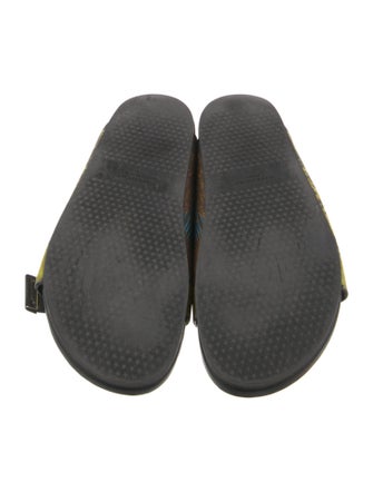 Givenchy Leather Printed Slides