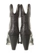 Givenchy Leather Embroidered Accent Western Boots