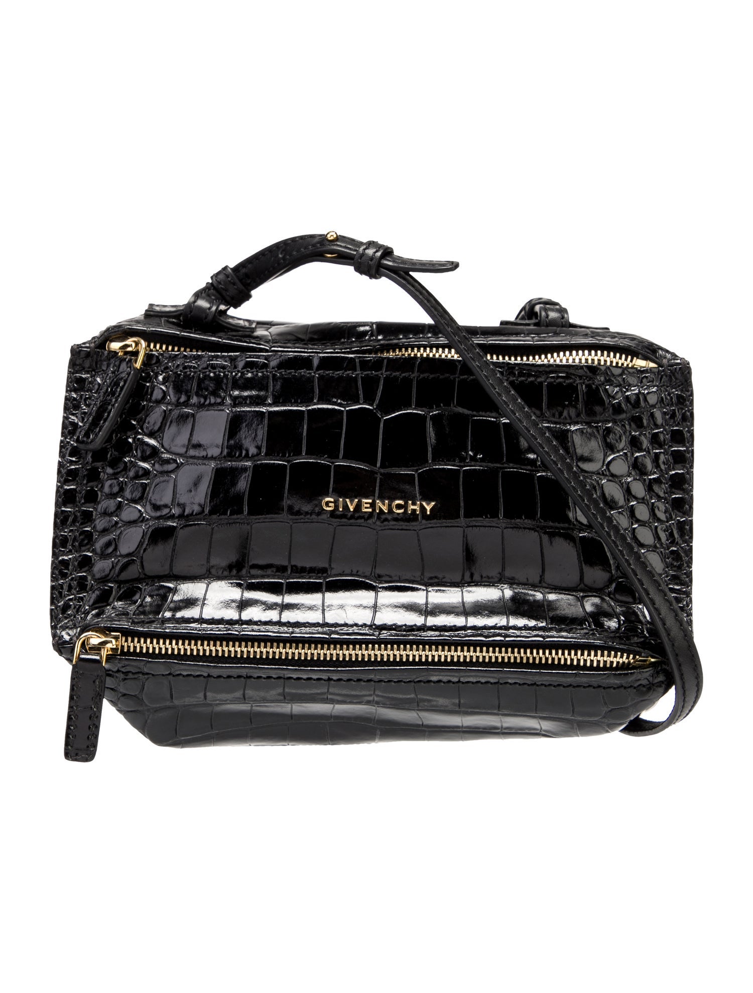 Givenchy Embossed Leather Crossbody Bag