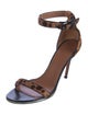Givenchy Ponyhair Printed Sandals