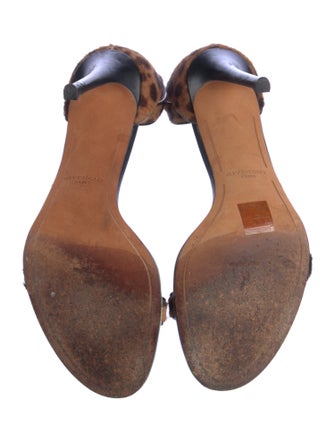 Givenchy Ponyhair Printed Sandals
