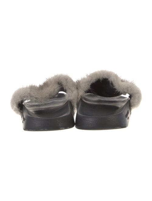 Givenchy Mink Fur Trim Slides