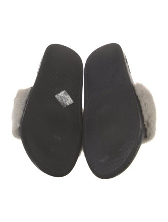 Givenchy Mink Fur Trim Slides