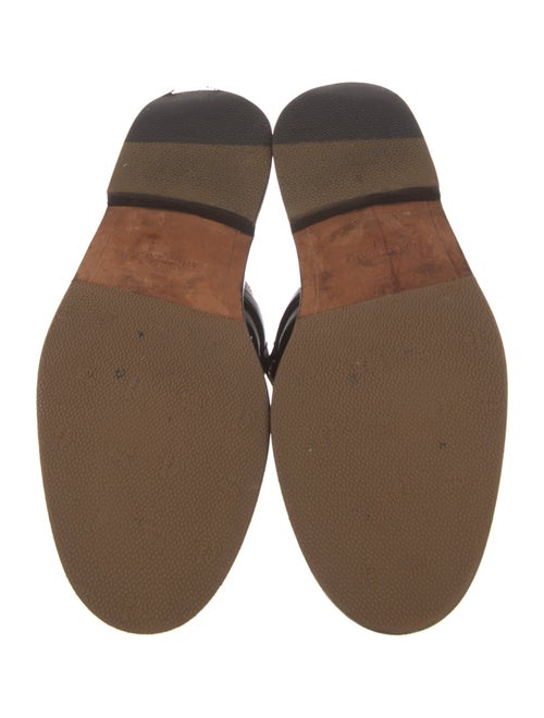 Givenchy Leather Chain-Link Accents Mules