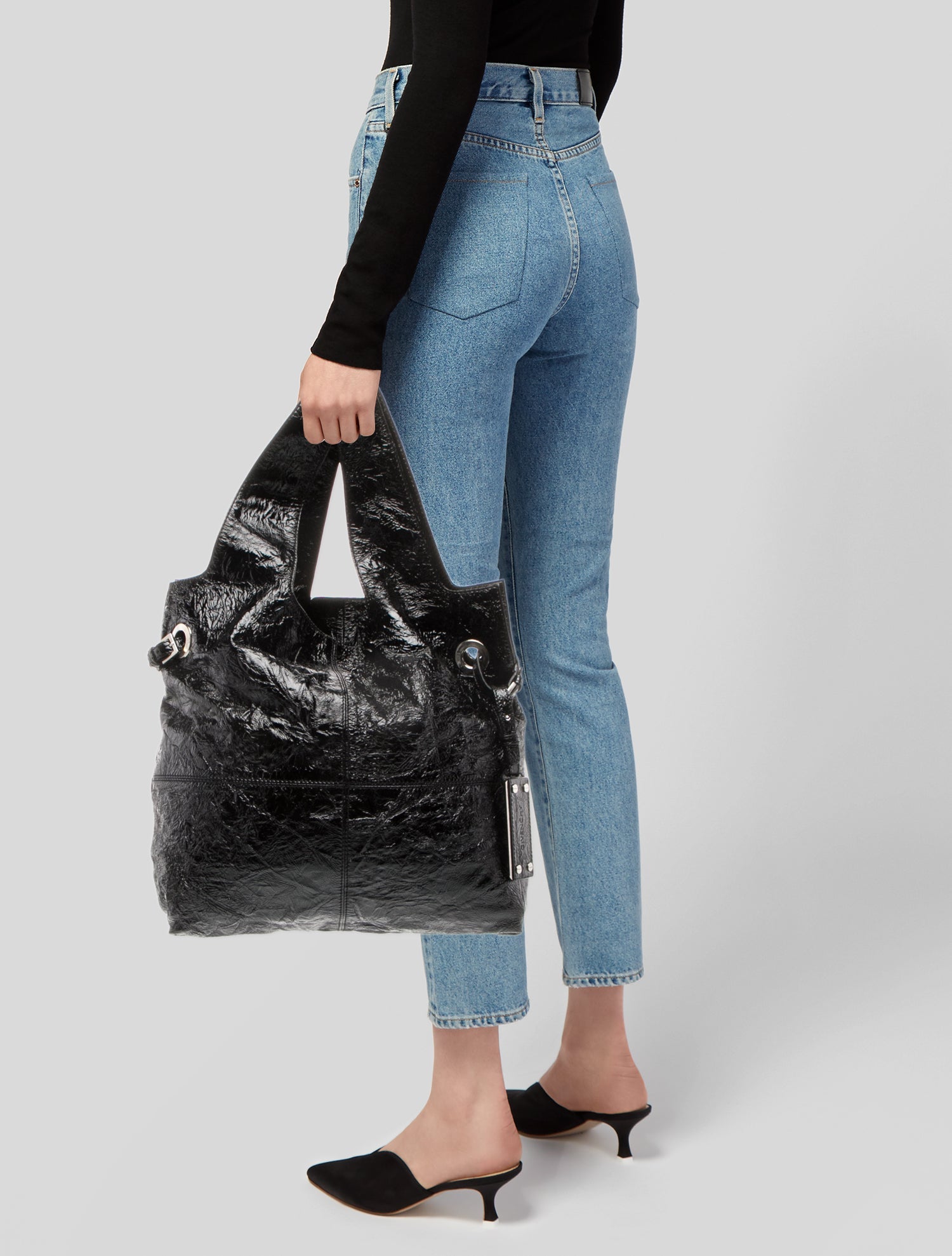 Givenchy Patent Leather Top Handle Bag