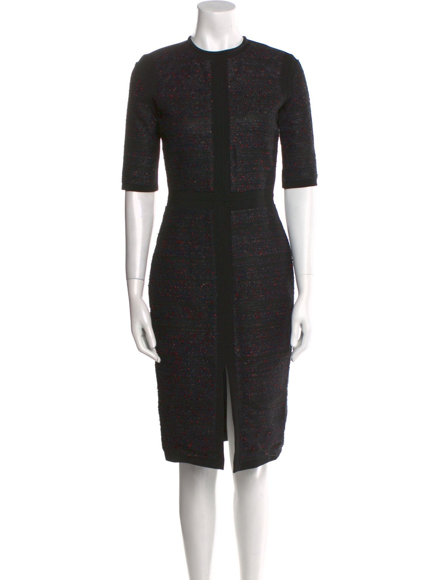 Givenchy Crew Neck Knee-Length Dress