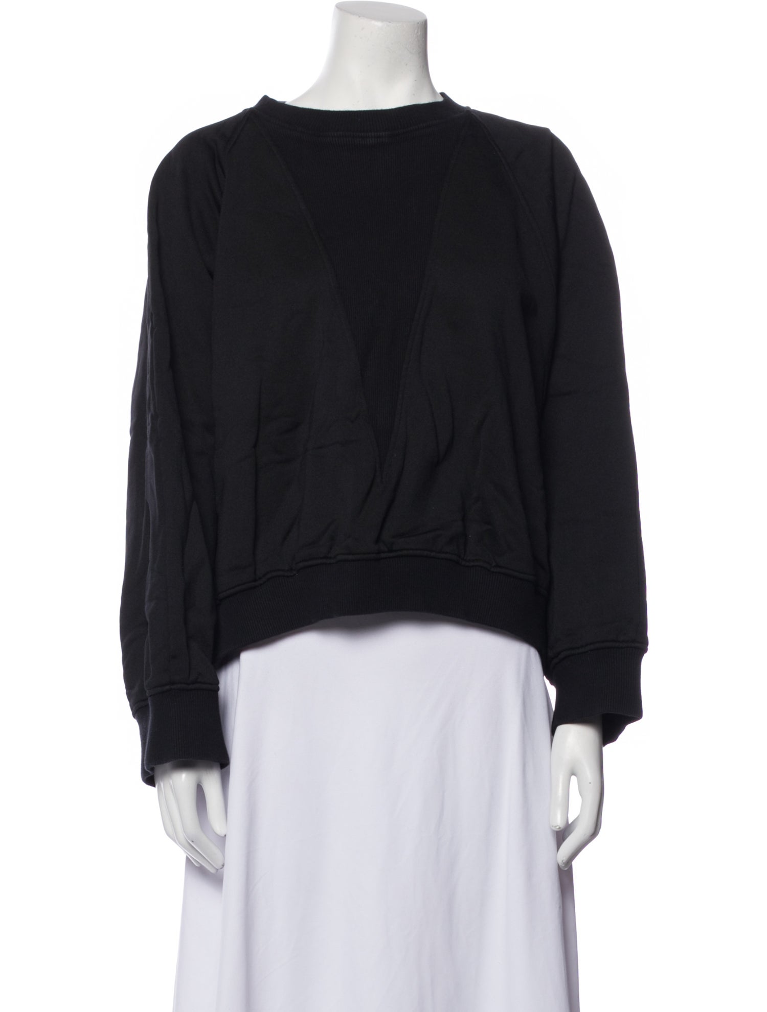 Givenchy Bateau Neckline Long Sleeve Sweatshirt