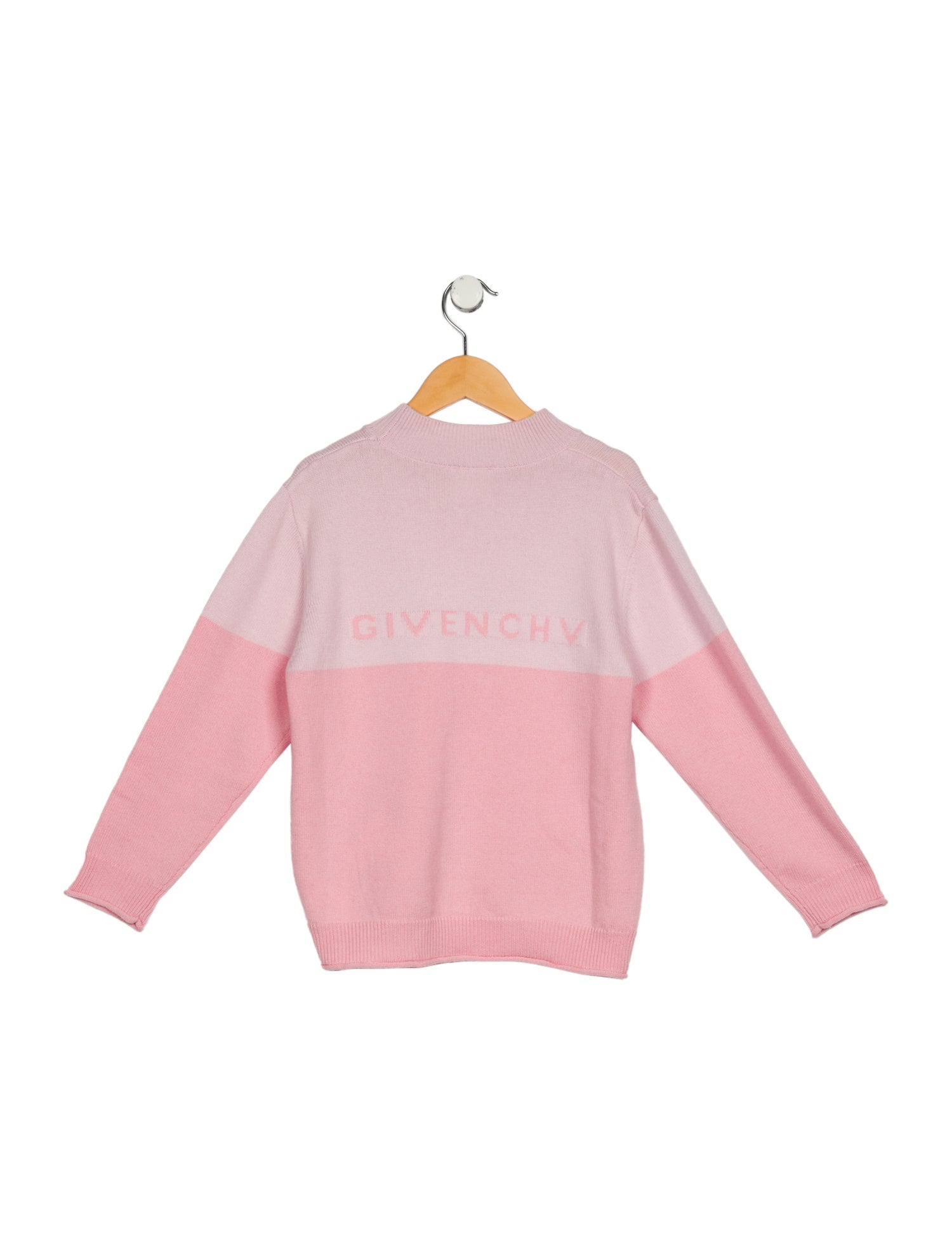 Givenchy Kids' Girls' Wool Colorblock Pattern Sweater