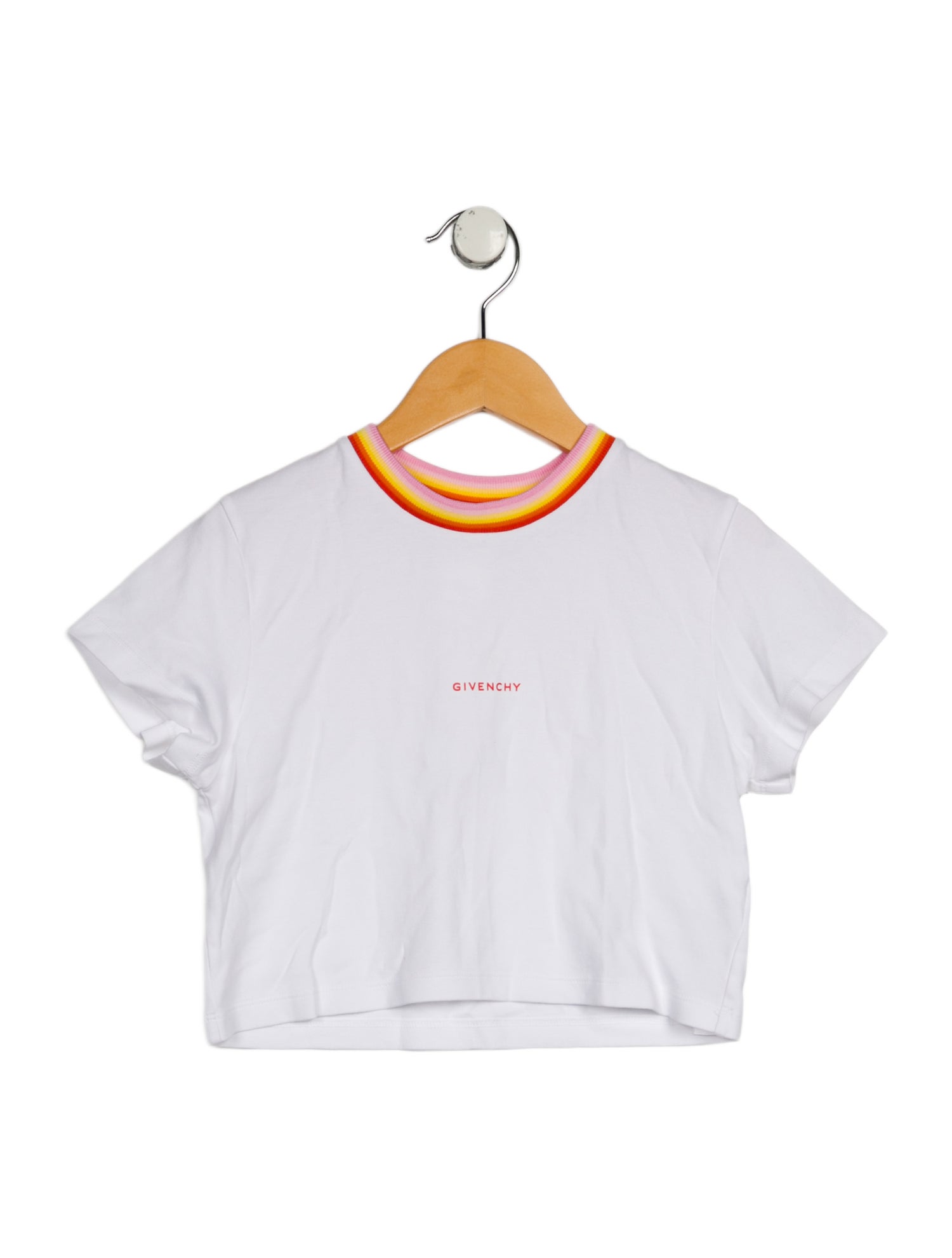 Givenchy Girls' Logo Printed Short Sleeve Top