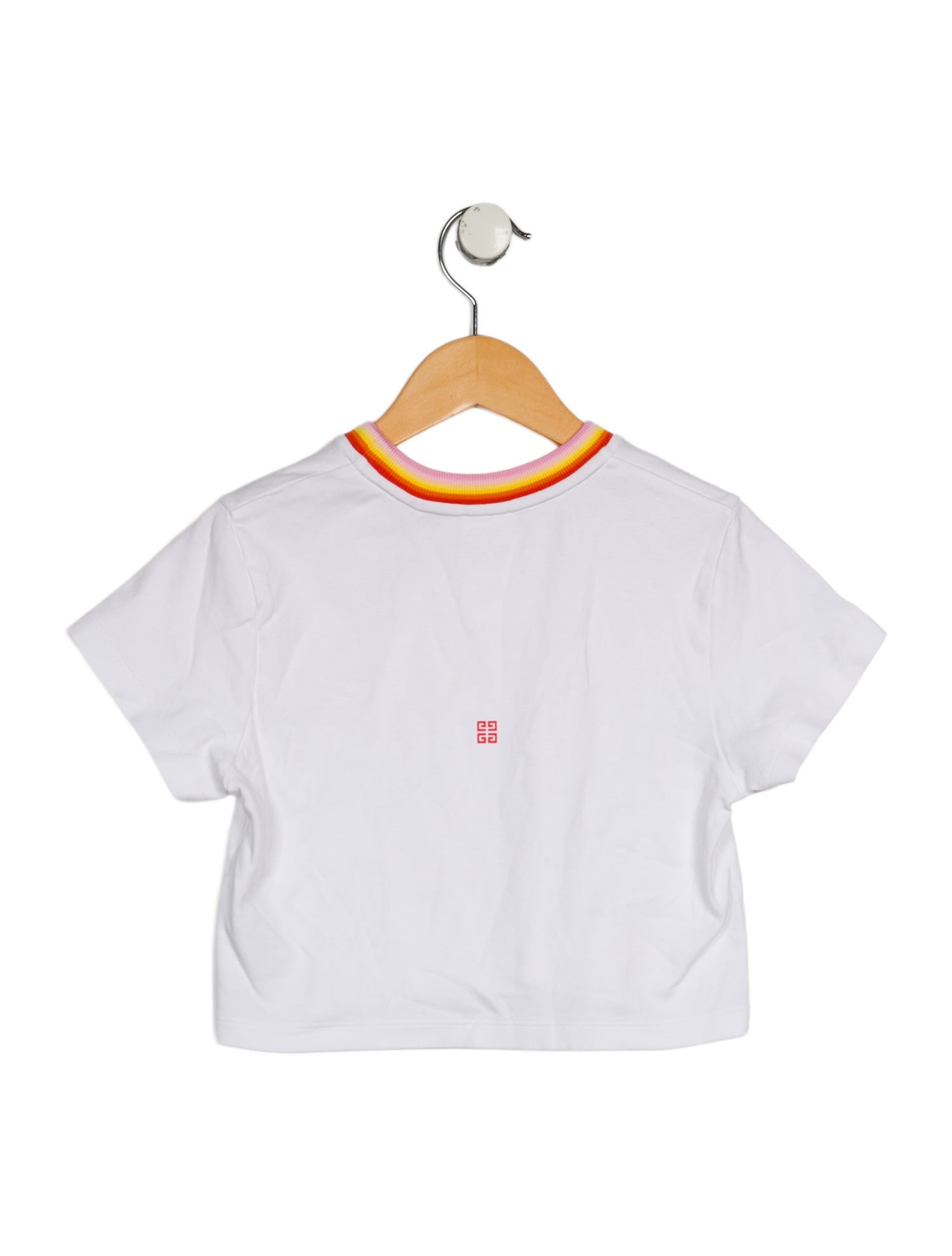 Givenchy Girls' Logo Printed Short Sleeve Top
