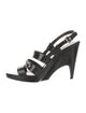Givenchy Patent Leather Slingback Sandals
