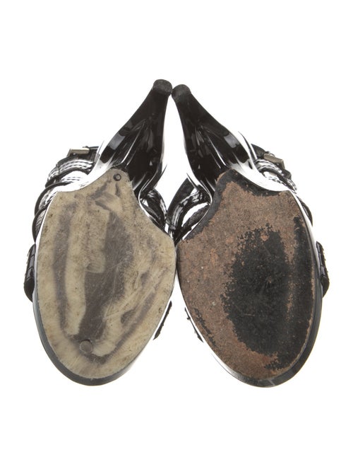 Givenchy Patent Leather Slingback Sandals