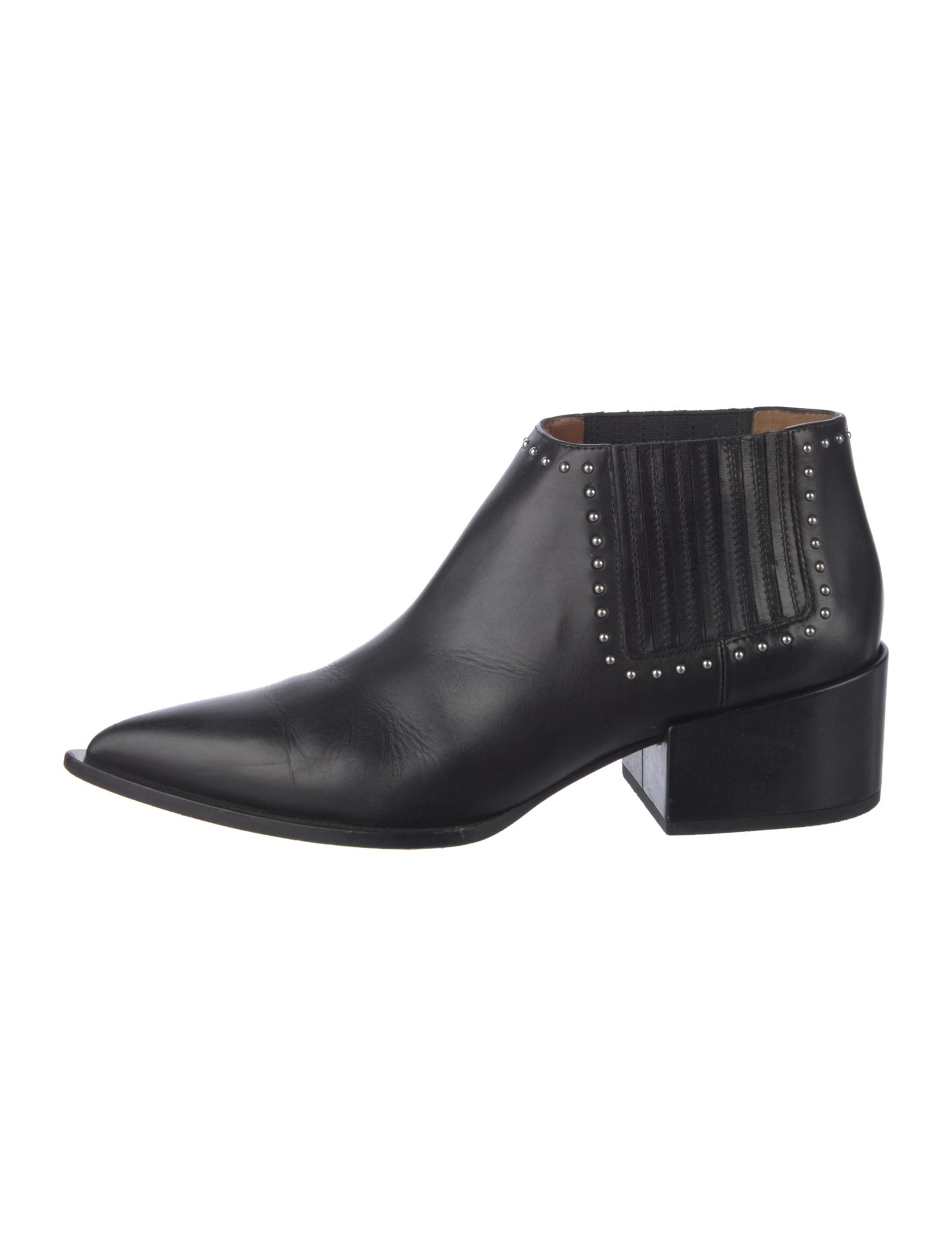 Givenchy Leather Studded Accents Chelsea Boots
