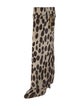 Givenchy Ponyhair Animal Print Rain Boots