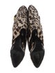 Givenchy Ponyhair Animal Print Rain Boots