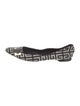 Givenchy Printed Leather Trim Embellishment Ballet Flats