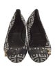 Givenchy Printed Leather Trim Embellishment Ballet Flats