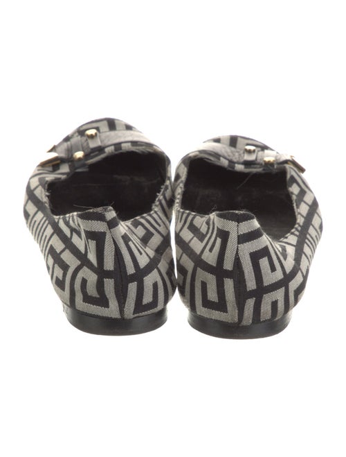 Givenchy Printed Leather Trim Embellishment Ballet Flats