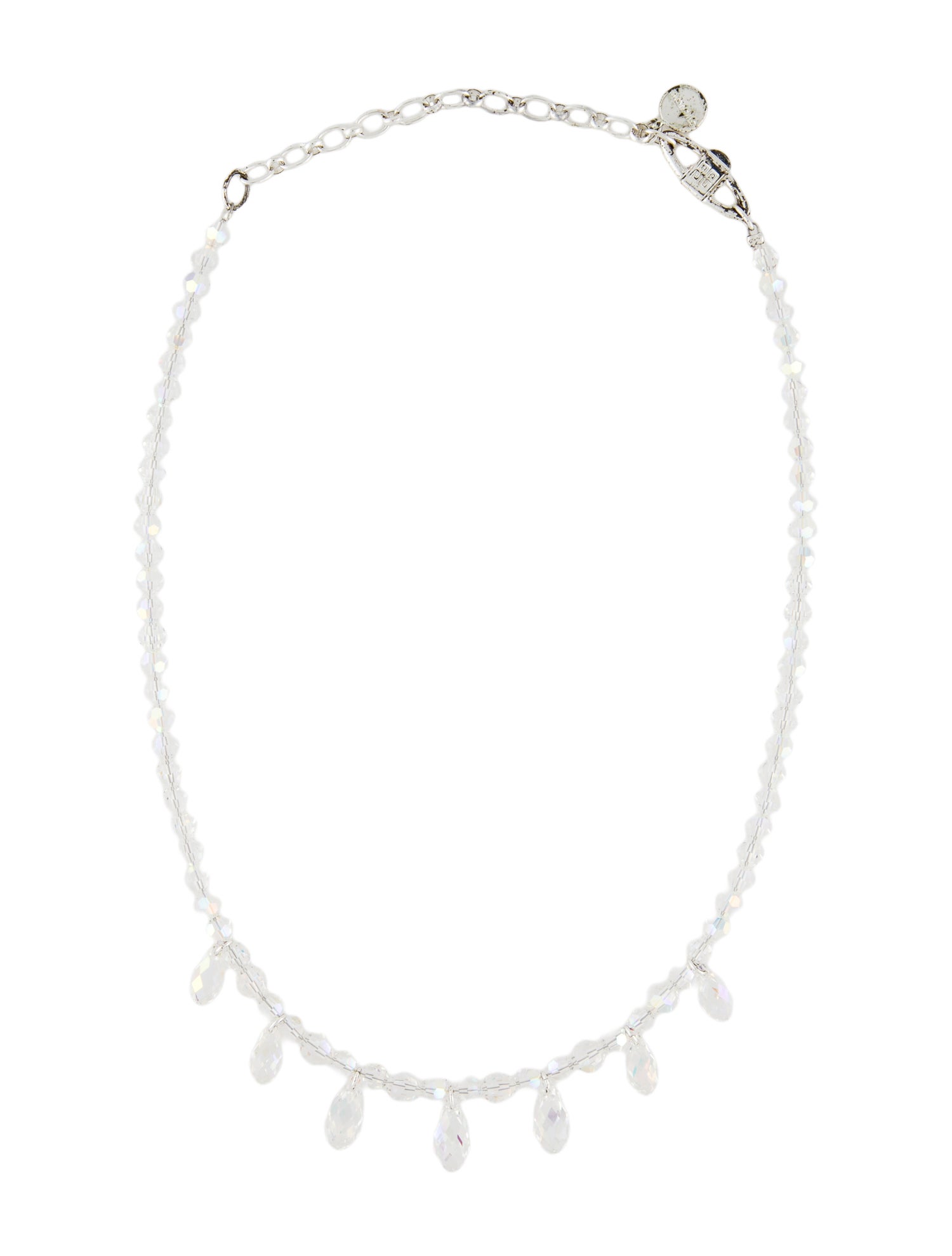 Givenchy X Aurora Borealis Vintage Faceted Crystal Strand Necklace