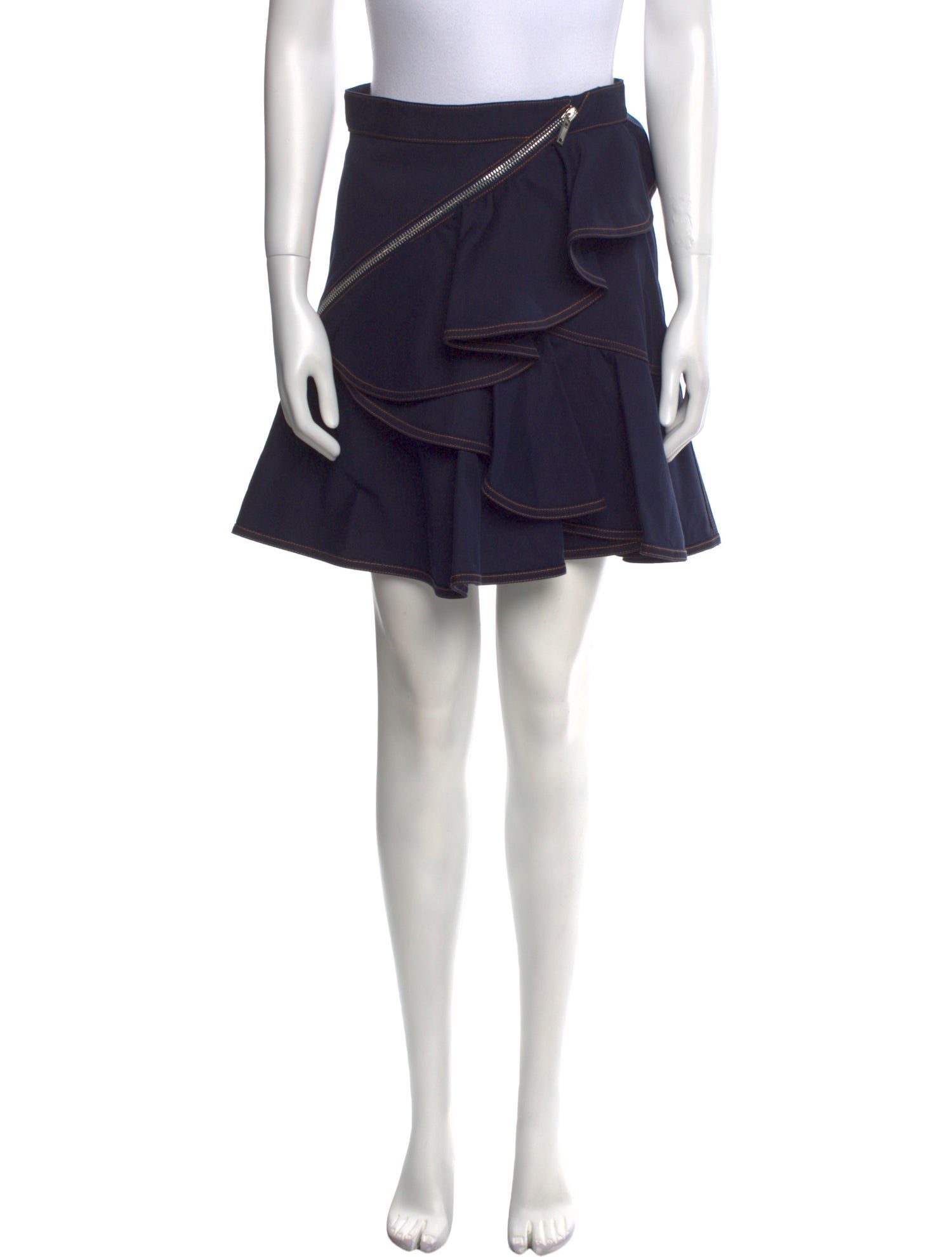 Givenchy Ruffle Embellishment Mini Skirt