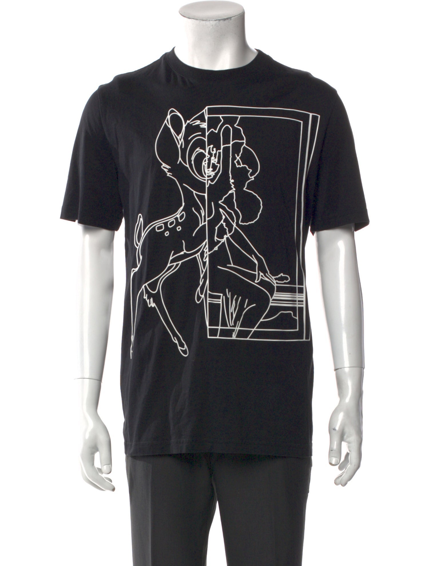 Givenchy Graphic Print Crew Neck T-Shirt