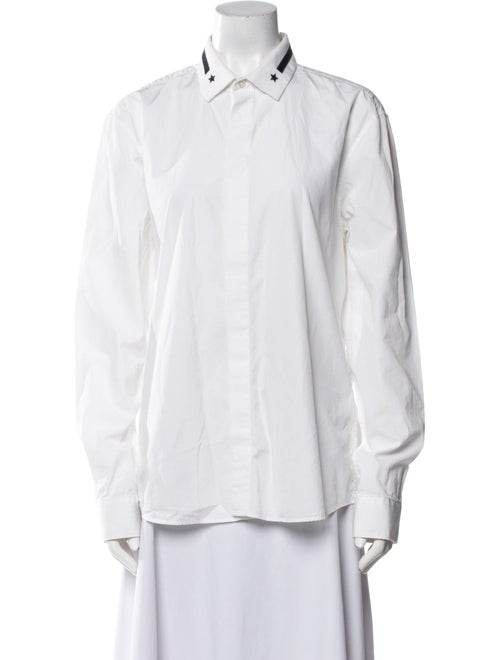 Givenchy Long Sleeve Button-Up Top