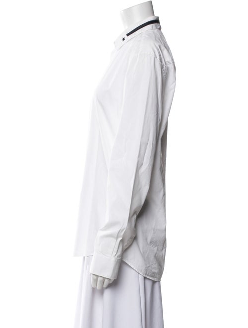 Givenchy Long Sleeve Button-Up Top