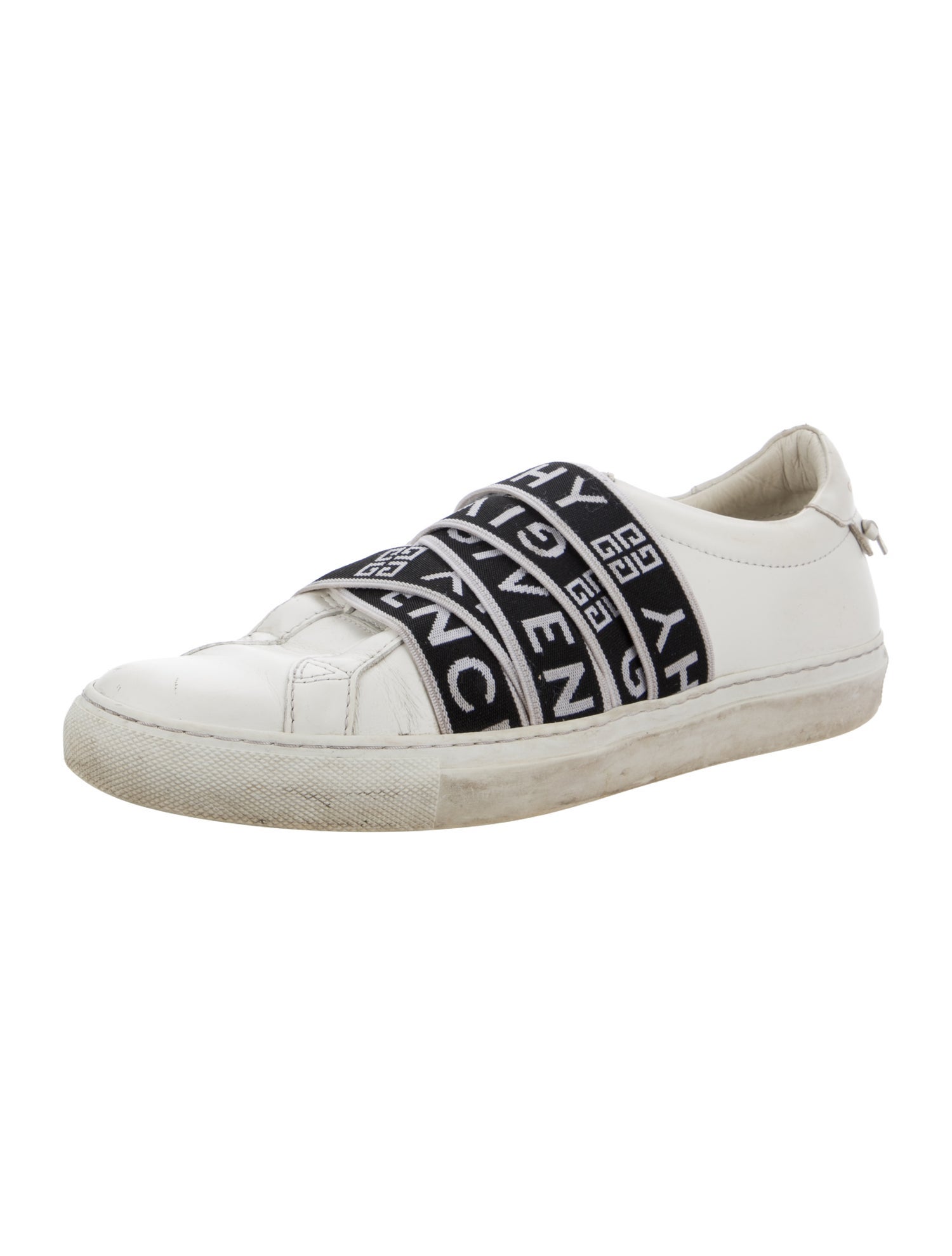 Givenchy Leather Graphic Print Sneakers