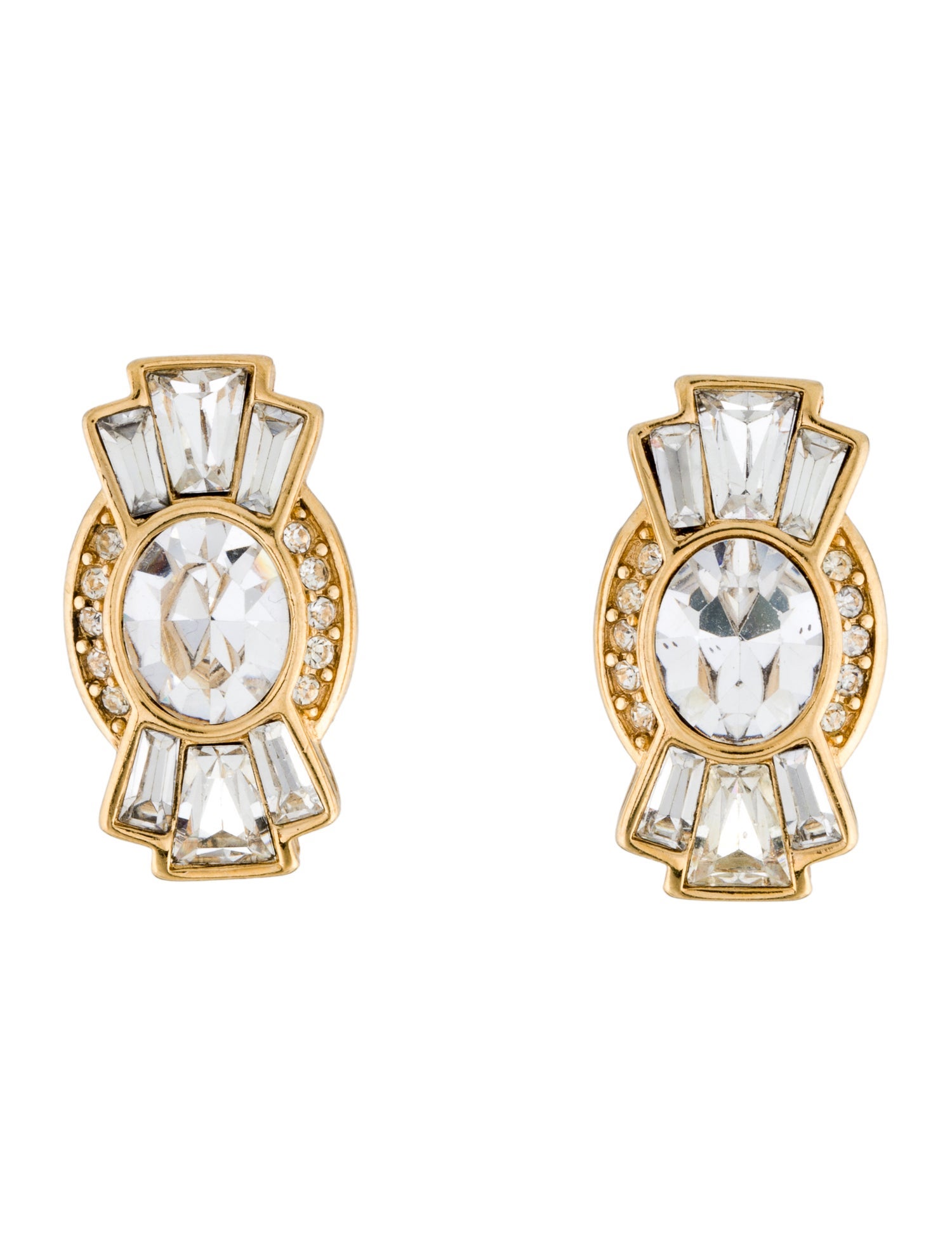 Givenchy Crystal Stud Earrings