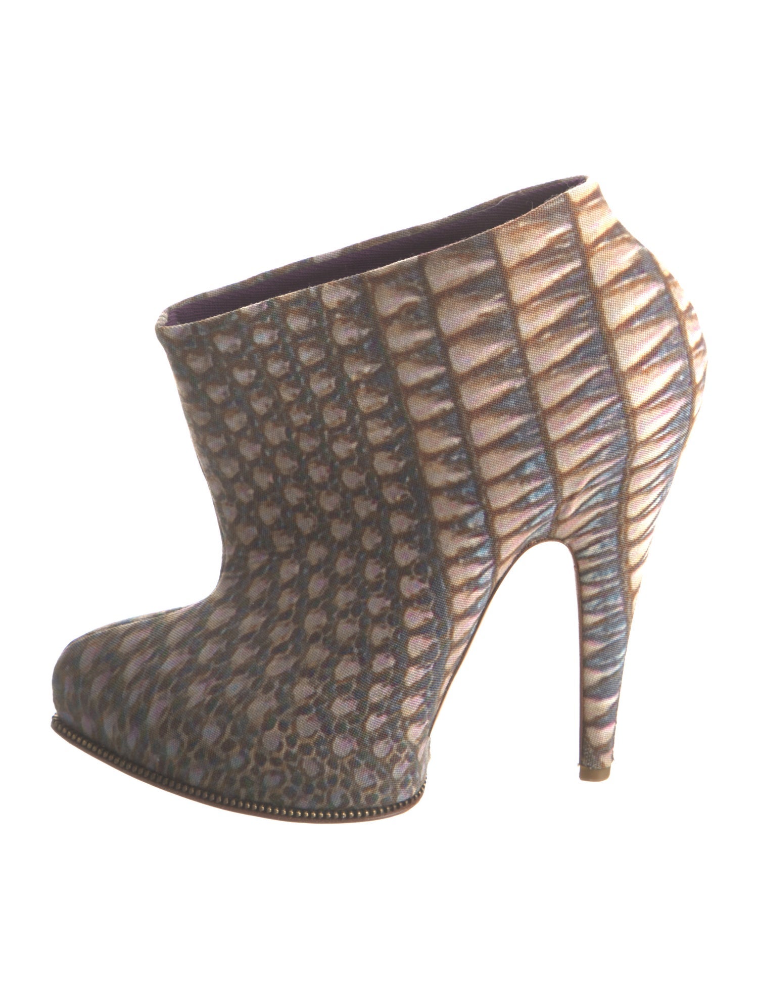 Givenchy Canvas Printed Boots