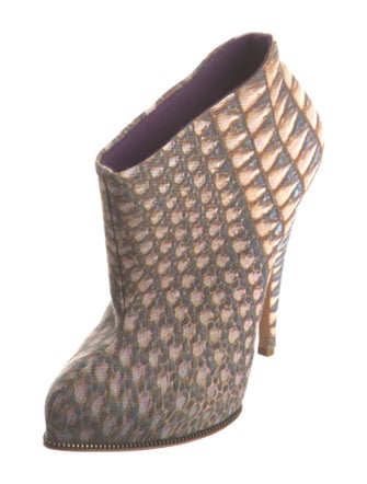 Givenchy Canvas Printed Boots