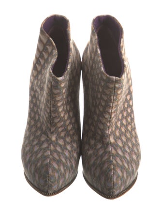 Givenchy Canvas Printed Boots