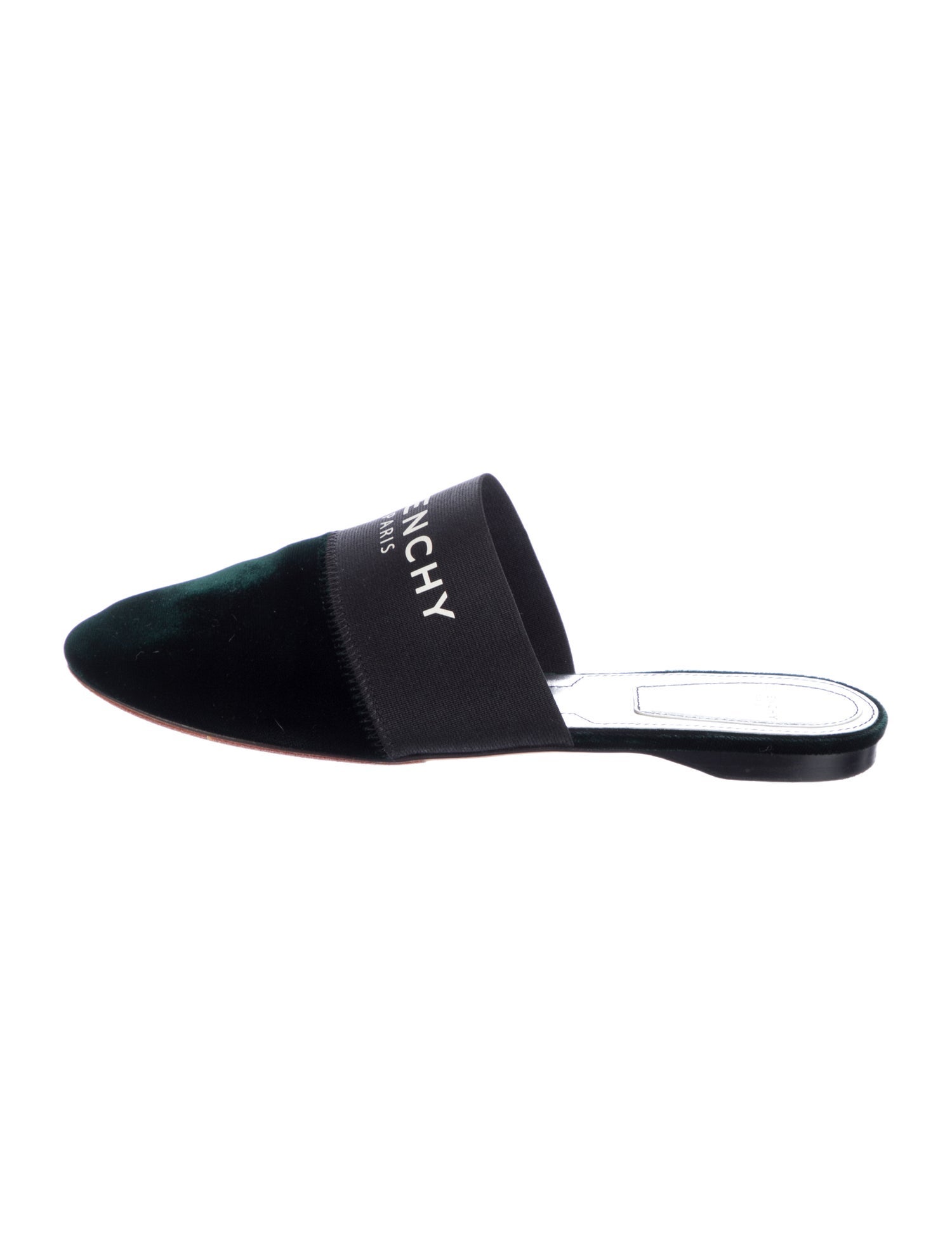 Givenchy Graphic Print Grosgrain Trim Mules